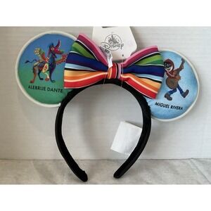 Disney Parks Coco Miguel Minnie Mouse Ears Headband NEW NWT